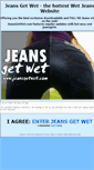 Mobile Screenshot of jeansgetwet.com